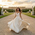 Strapless Satin Wedding Dress A Line Bridal Gown Tulle Skirt Elegant Bride Dress